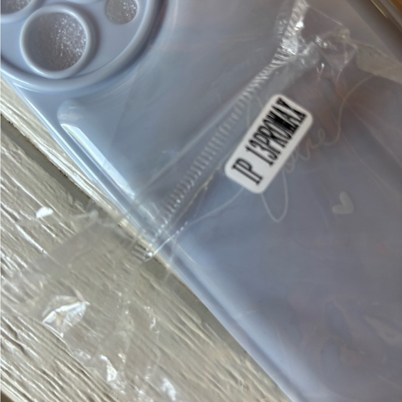 Cell phone case iPhone 13 Pro Max phone cover case very light bluish purple love - Picture 2 of 2